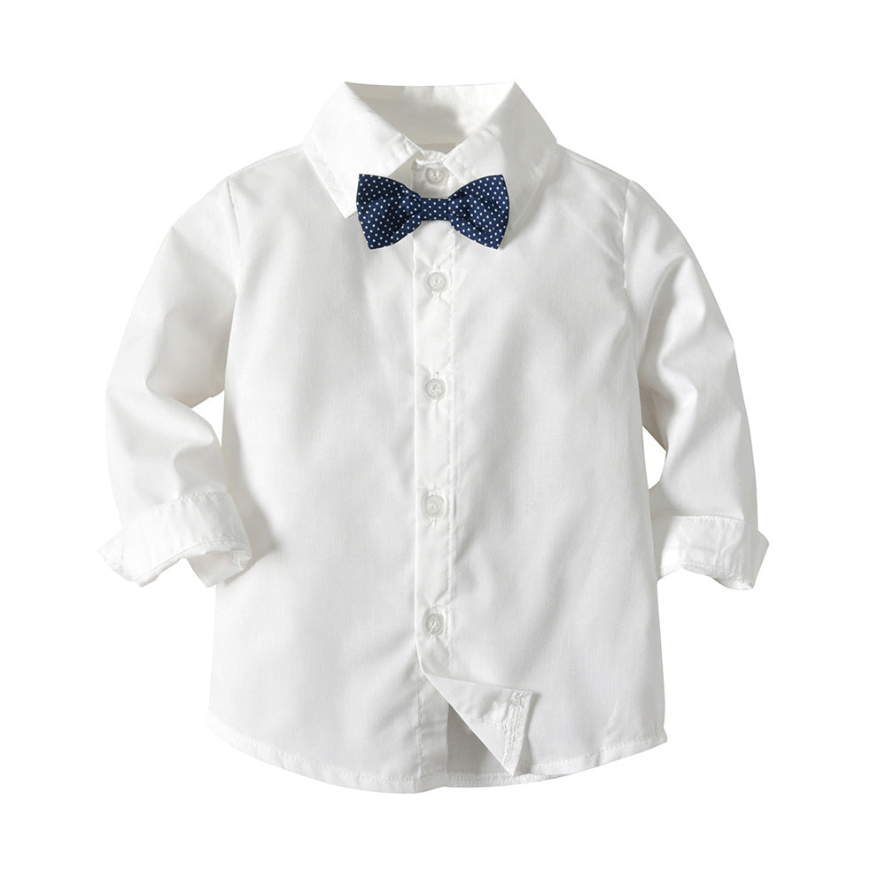 Boys' Autumn Three-Piece Clothing Set - Stylish & Comfortable